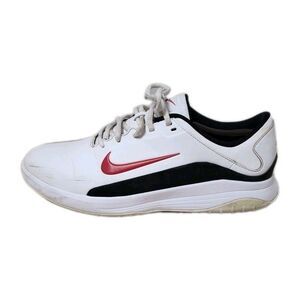 NIKE VAPOR PRO GOLF SHOES W/FITSOLE MENS SZ 10 WHITE, BLACK & RED AQ2302-103